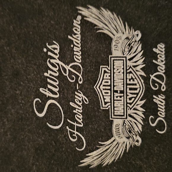 Harley-Davidson Womens Black Fringe Tank Top - Picture 4 of 5